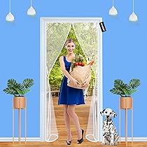 Moustiquaire Fenêtre Fenetre AimantéE 130 X 160 Cm Facile à Installer Sans Percer Moustiquaire Porte Fenetre Anti Insecte Mouche Moustique Pour Couloirs, Portes(Noir