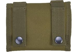 EVTSCAN Portador de munición, 3 Colores Nylon 12 Carcasa Redonda Portador de Cartucho de Rifle Bolsa de munición Estuche para Balas