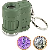 Carson MM-280G MicroMini&trade; Pocket Microscope Keychain, Green