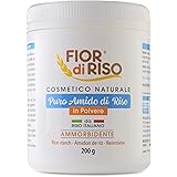 FIOR di RISO Puro Amido di Riso in Polvere 200 g Ideale per le Pelli più Sensibili e Delicate. Da Riso Italiano