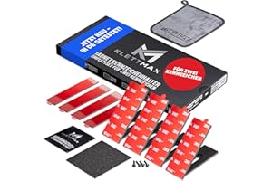 ‎KLETTMAX KLETTMAX®2X Magnetischer Kennzeichen-Halter: Rahmlose, wetterfeste Nummernschild-Halterung für Alu-Kennzeichen & Wechselkennzeichen Österreich - Unsichtbarer Rahmen - Universal Auto-Zubehör