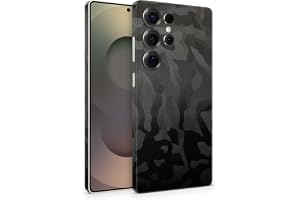 TF Skins Skyddsfolie kompatibel med Samsung Galaxy S25 & S25 Ultra, 360° Full Coverage eller Back Only skyddsfolie (Full Coverage, Shadow Black, S25 Ultra)