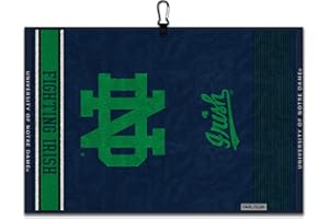 Team Effort Notre Dame Fighting Irish Face/Club Jacquard Handtuch