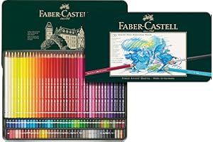 Faber-Castell 117511 - Estuche de metal con 120 ecolápices acuarelables, multicolor