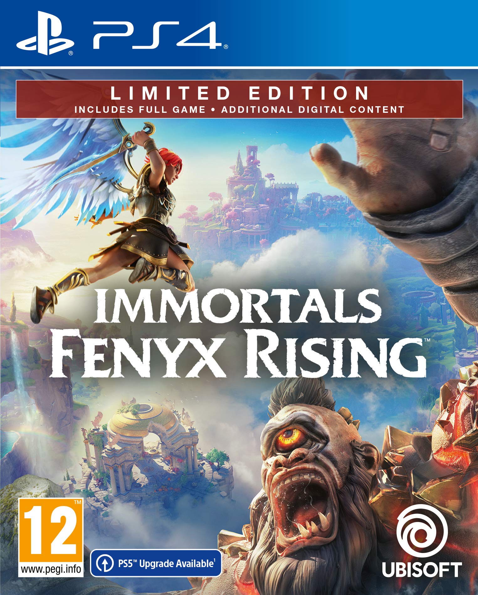 Carátula de Immortals Fenyx Rising Limited Edition Amazon para PS4 (edición PAL España)