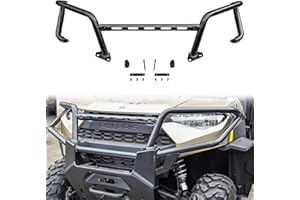 SAUTVS Ranger XP 1000 Front Bumper, Front Brush Guard Bumper Protector for 2018-2023 Polaris Ranger XP 1000 / Crew XP 1000 / Ranger 1000 / Ranger 1000 XP Accessories (Replace #2882531)