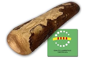 EL FUTBOLIN Legno D'Ulivo per Cani | Taglia XL (27 cm) | Bagnato in Olio D'Oliva | Giochi Masticativi per Cani Lunga Durata | Igiene Dentale | Qualita Ambientale Certificata