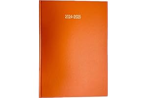 ARTH 2024-2025 Academic Diary A4 Day to a Page DAP Appointment Mid Year Planner- ORANGE
