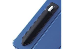 ESR Cover per Pencil compatibile con Apple Pencil 1° e 2° Generazione ed altre stilo, Supporto protettivo elastico e adesivo, Ideata per essere fissata sulla custodia dell'iPad, Nero