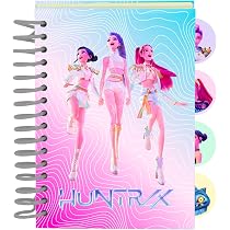 K-POP Demon Hunters - STATIONERY - Bloc de Notas A5, Libreta, Cuadernos, Ideal para Niños en Edad Escolar, Cómodo y Versátil, Resistencia, 14.8x21 cm K-POP Demon Hunters - STATIONERY - Bloc de Notas A5, Libreta, Cuadernos, Ideal para Niños en Edad Escolar, Cómodo y Versátil, Resistencia, 14.8x21 cm