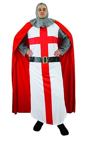 M) Boys Deluxe Knight of the Realm Costume for Medieval Fancy ...