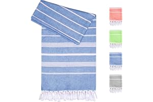 Howala Beach Towel Quick Dry Towel Sand Free 90x180 CM Large Lightweight Beach Towels Holiday Essentials for Women Travel Swimming Towel for Adults Mens Camping Sports Spa Yoga Picnic Pool, Blue