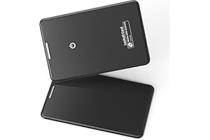VORNIX Wallet Tracker Card,Tracker Tag (Android Only)-work with Google find hub,Bluetooth Smart Card,Item Finder Locator for Luggage,Suitcase,Bags,Passports,ultra thin,Pack of 1(Black)