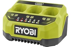 RYOBI 4V USB Lithium 3 Battery Charger RC43P Sequential Charger with up to Three Battery Ports
