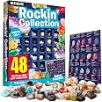 XXTOYS Coffret 48 Pierres Précieuses & Minéraux Naturels – Collection Géologie Enfants & Adultes