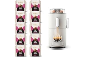 CAFE ROYAL SWITZERLAND PROFESSIONAL Machine à Café CoffeeB Globe Blanc 1.3L avec 90 Coffee Balls Lungo Forte - 100% Compostables