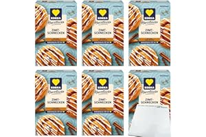 usy Bundle für EDEKA Herzstücke Zimt Schnecken 6er Pack (6x567g Packung) + usy Block