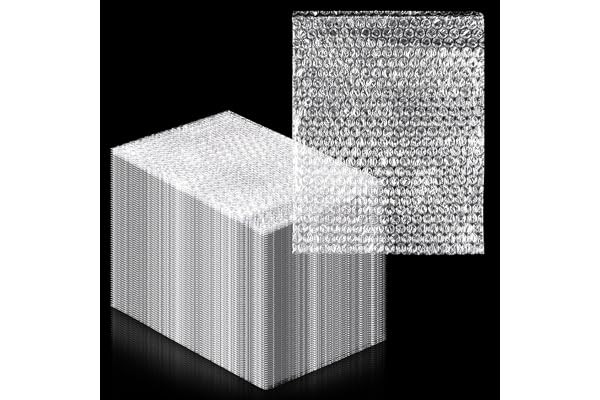 APACALI 100 stycken bubbelplastpåsar, 20 x 25 cm, Vit, Polyeten, Bubbelpåse, Packningsmaterial