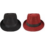 Zacharias Men's Fedora Round Hat Pack 