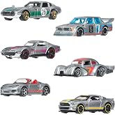 Hot Wheels 1:64 &ouml;l&ccedil;ekli metal oyuncak arabalar, Zamac temalı 6'lı set, &ccedil;ocuklara ve koleksiyonculara y&ouml;nelik resmi lisanslı a