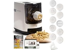 CLASSE ITALY PASTAIO Machine à pâtes avec 11 Matrices. Pasta Maker, balance intégrée, extrusion rapide, jusqu'à 800g de pâtes, jusqu'à 15 types de pâtes différentes. Classe Italie