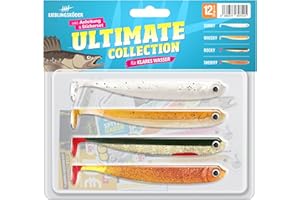 ‎LIEBLINGSKÖDER Lieblingsköder 4 Gummifische zum Zanderangeln mit Gummifisch 12,5 cm