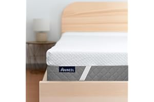 QUNCEL® Topper Viscoelastico ViscoGel 100% | 90x190 | 7cm | Desarrollado en España | Tecnología Avanzada | Sobrecolchon, Topper Colchon, Mattress Topper Colchón, Topper 90x190
