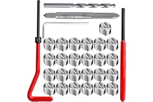 Bestgle gewindereparatursatz m5 kompatibel innen gewindereparatur drahteinsatz kit 30 stück helicoil Gewinde rethread Repair Einsatz kit metrisches Reparatur helicoil Coil für Automotive Reparatur
