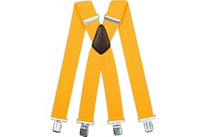 Olata Men's Extra Wide X-Shape Braces/Suspenders - 5cm