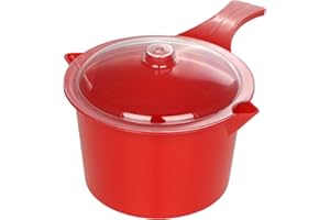 PENDEFORD Easycook Microwave Saucepan with Lid 850ML RED