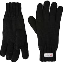 BeeSwift THGBL Click Thinsulate-Guanti, colore: nero