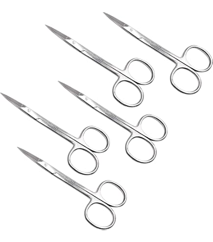 Premium O.R. Grade Castroviejo Micro Surgery Ophthalmic Scissors - 3.5" Curved, Sharp/Sharp 9 thumbnail image