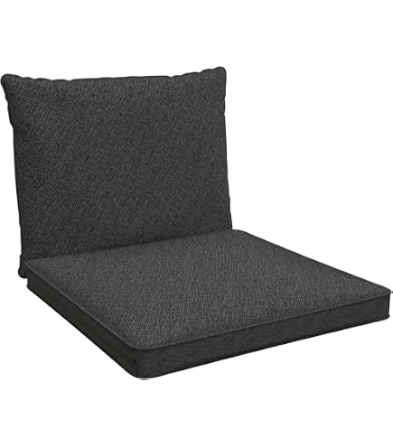 uyeoco Galettes de Chaise 43x43/55x55cm Coussin de Chaise Jardin, Extérieur/ Interieur/Cuisine/Jardin Coussins de Sol, Office Coussin d'assis(H2,1PC_55X55CM