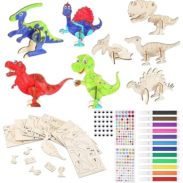 Lot De 4 Dinosaures à Ventouse Télescopique - Jouets Anti-stress Avec LEDs - Pour Enfants, Voyage, Autisme