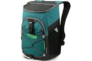 TITAN BY ARCTIC ZONE Titan Deep Freeze Backpack Cooler 24 Can Cooler Bag Insulation, Navy