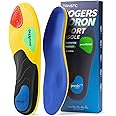Orthotic Insoles Plantar Fasciitis Insoles Comfort Arch Support Insoles for Flat Feet,Foot Pain,High Arches,Overpronation,Heel Pain,Insoles for Men and Women,Blue,S