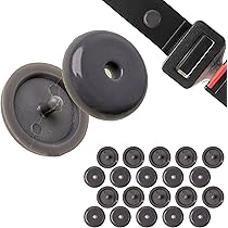 20 Bottoni Ferma Cintura Di Sicurezza Auto - Plastica ABS, Universali Per Auto E SUV - Foto 13