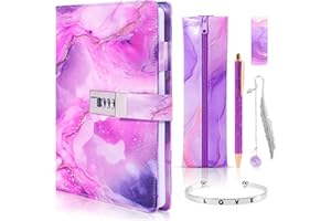 ‎ZOOI ZOOI Geschenke für Mädchen, Tagebuch mit Schloss 8 9 10 11 12 13 Jahre, Adventskalender Mädchen und Kinder, Weihnachtsgeschenke für Mädchen Tagebuch(6PCS)