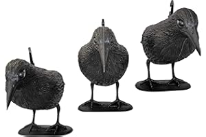 Lead Home Premium odstraszacz gołębi kruk zestaw 3 szt. - odporne na warunki atmosferyczne tworzywo sztuczne - w zestawie ebook odstraszający ptaki | ochrona przed szkodnikami, ochrona przed