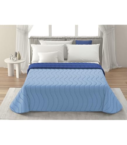 ETHERE MAISON | Copriletto jacquard Adriel reversibile in cotone grigio per letto da 90 cm, leggero, traspirante e ad asciugatura rapida, 180 x 270 cm, ideale per il tempo libero