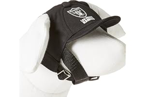Littlearth Unisex Pet Baseball Hat NFL Las Vegas Raiders Pet Baseball Hat (Pack of 1)