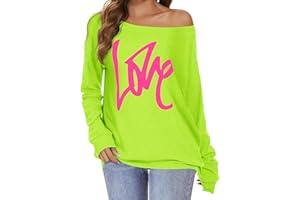 Gosunny Schulterfreies Oberteil Damen Langarm Pullover Lässige Sweatshirt Causal Elegant Bluse