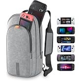 Syntech Carrying Case Compatible with Steam Deck OLED/ROG Ally X/ROG Xbox Ally X/Legion Go S/Nintendo Switch 2/PS Portal, Por