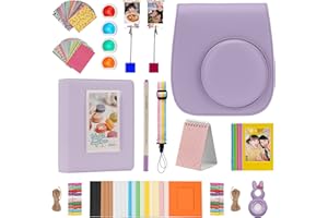 ZUIKAKU El Accesorio 14 en 1 Mini 11 es Compatible con la cámara instantánea Fujifilm Instax Mini 11. (Púrpura)