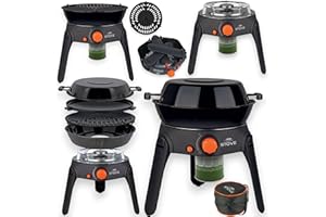 LIDSTERS FISHING SUPPLIES NGT Dynamic Gas Stove Cooking System Station Portable BBQ Camping Carp Fishing