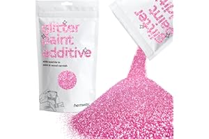 HEMWAY Glitter Paint for Walls Rose Pink Additive Emulsion Latex Acrylic Sparkles Interior Painting 100g / 3.5oz