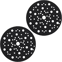 Patin De Ponçage 15.2 Cm (150 Mm) - 37 Trous - Filetage 5/16-24 - Pour Ponceuse Orbitale MAXXT - Vitesse Max 12 000 Tr/min