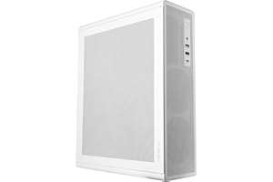 Tacens AEROSLIM500, Caja PC MicroATX, Paneles Mesh Antipolvo, Fuente Alimentación TFX 500W, Ventilador Frontal FDB 90mm, Minitorre Slim Compatible con MicroATX y Mini-ITX, USB-C y USB 3.0, Blanco