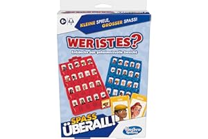 HASBRO GAMING Who is it?, Guessing Game for 2 Players, Compact, Classic Game, German Version for Adults and Children from 6 Years, Original Gift and Travel Game for on the Go