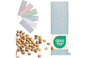 FLORA FURORA Saco Semillas Microondas - Grande XXL 60x20 cm Largo | Saco Termico semillas huesos cereza: Cuello, hombros, espalda, estómago | no contaminado, certificado OEKO TEX